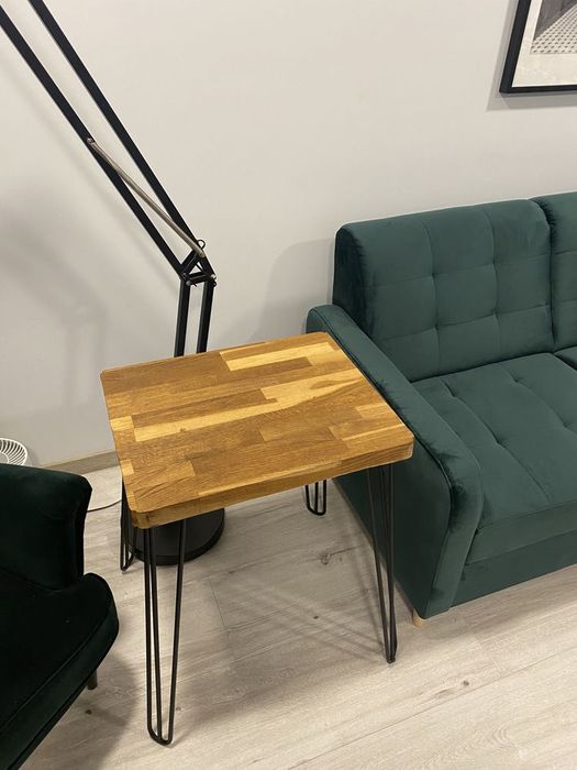 Nogi metalowe do stołu stolika z pręta loft 72cm