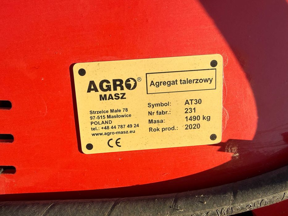 Agregat talerzowy AT30