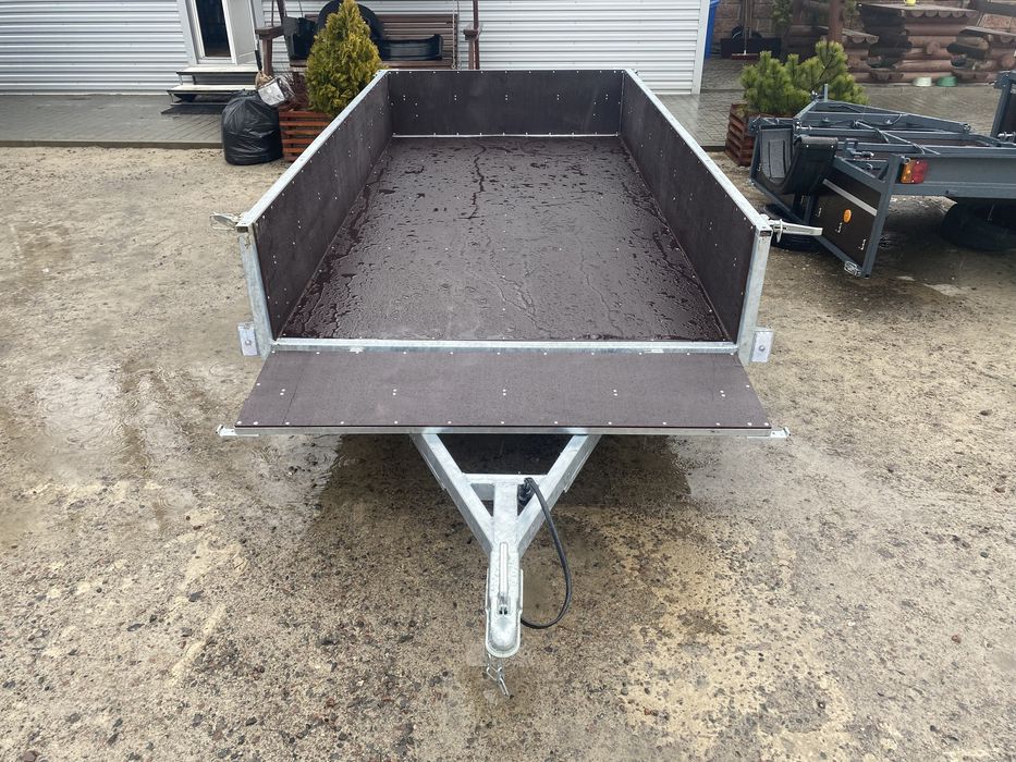 Новий Фанерний Оцинкований Двухвісний Причіп в наявності!