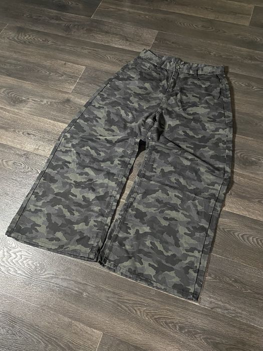 Army baggy pants | Камуфляжні широкі штани jaded type opium sk8 y2k