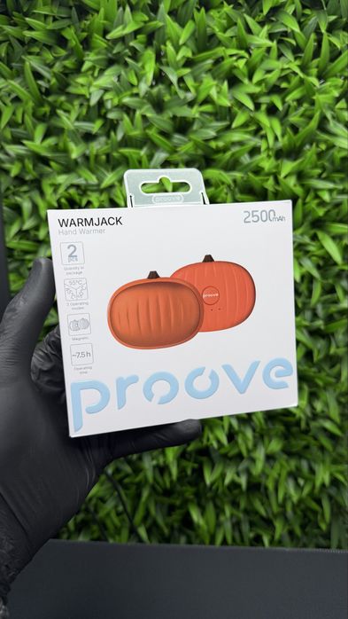 Акумуляторна грілка Proove WarmJack 2500mAh портативний обігрівач для рук компактна електрична грілка зимова багаторазова