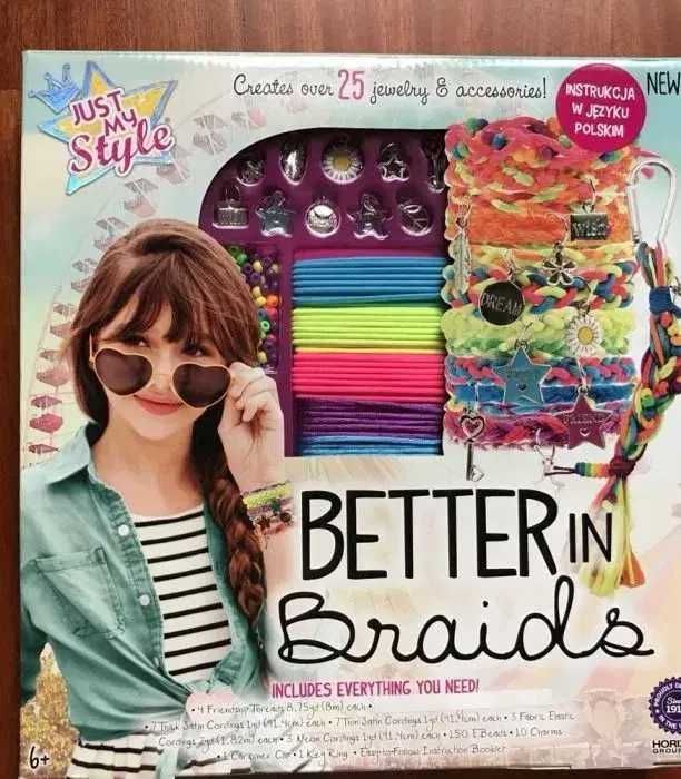 Zestaw kreatywny do robienia bransoletek, Better in Braid NOWY