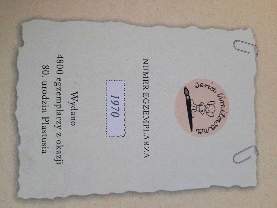 Kownacka, Plastusiowy pamiętnik, wersja limitowana, il Rychlicki NOWA