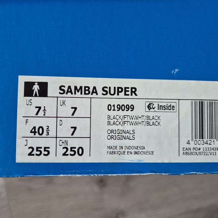 Buty Męskie Sportowe Adidas Samba Super 019099 r. 40 2/3