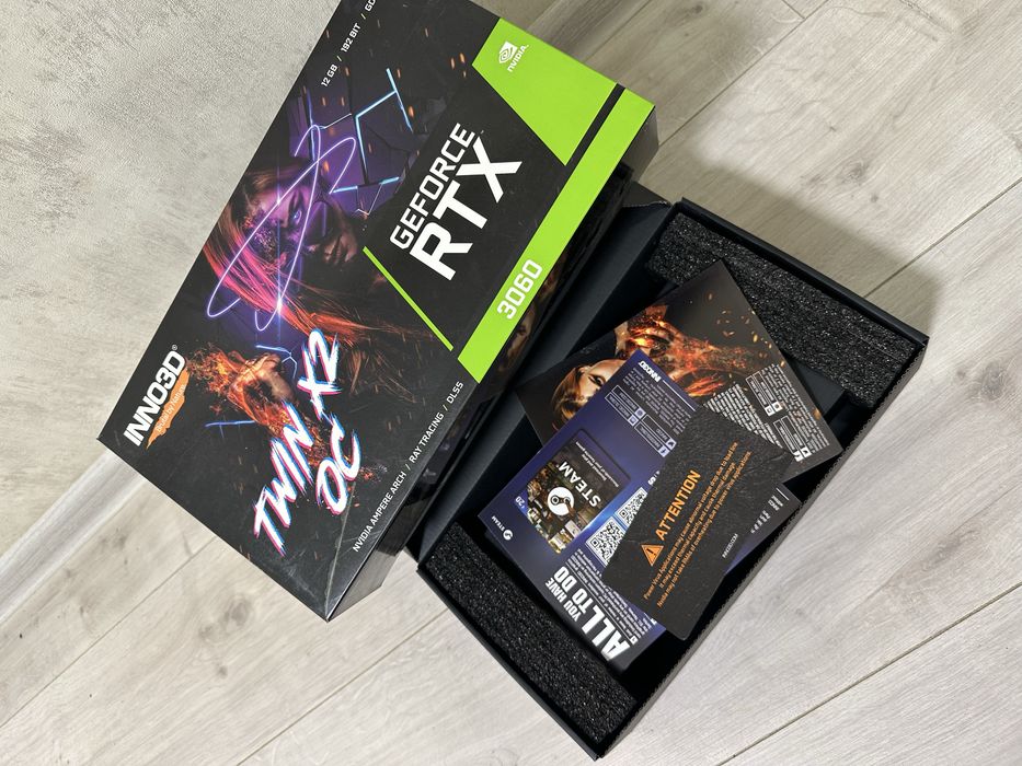 Видеокарта Inno 3D RTX 3060 12gb