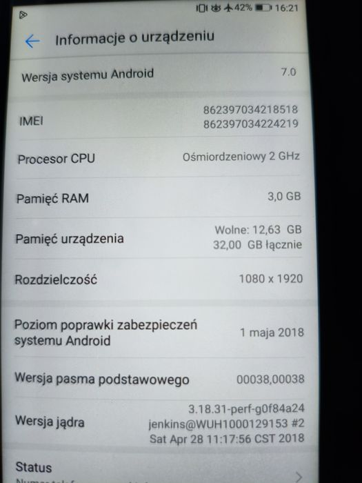 Huawei Nova 1 malutki
