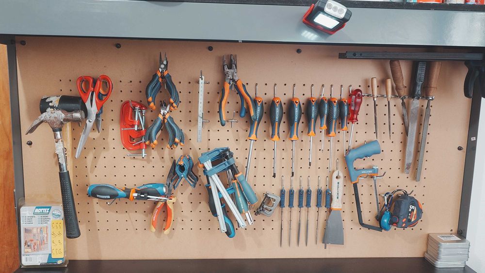 Bancada officina - Metal Work Bench + Tools