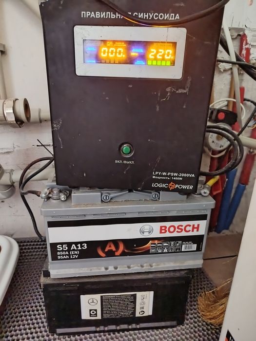 Інвертор акумулятор генератор