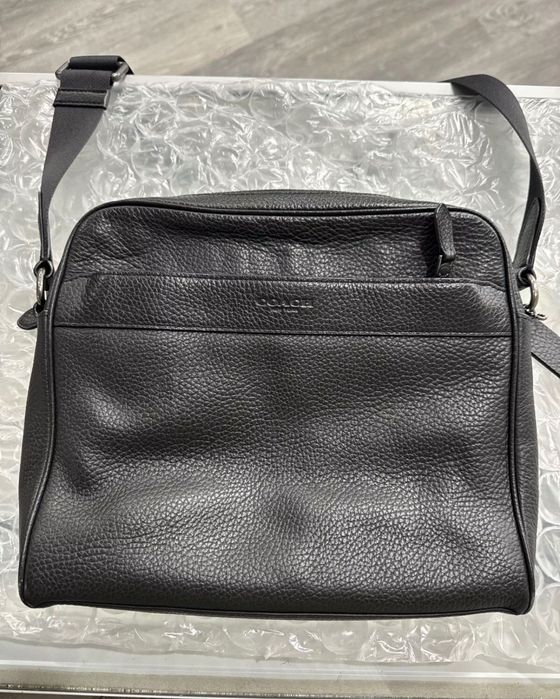 Сумка coach кросбаді шкіряна