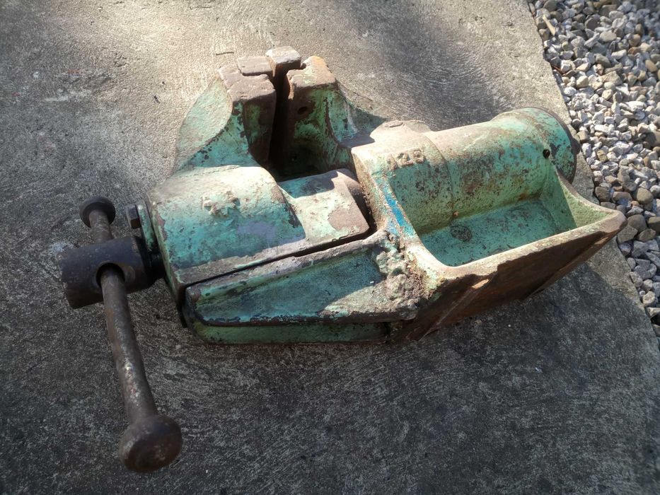 Imadło ślusarskie duże, ciężkie solidne.