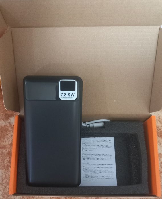 Повербанк мощный 20000 mAh Hinne, быстрая зарядка 22.5W, новый