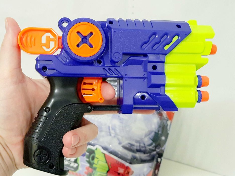 Бластер з м'якими кулями патронами Пістолет аналог Nerf Нерф Як новий