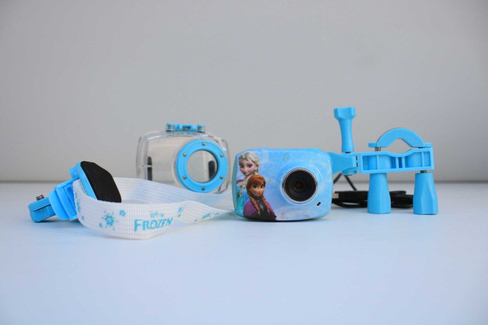 Disney Frozen Action Camera Infantil + Acessórios Originais