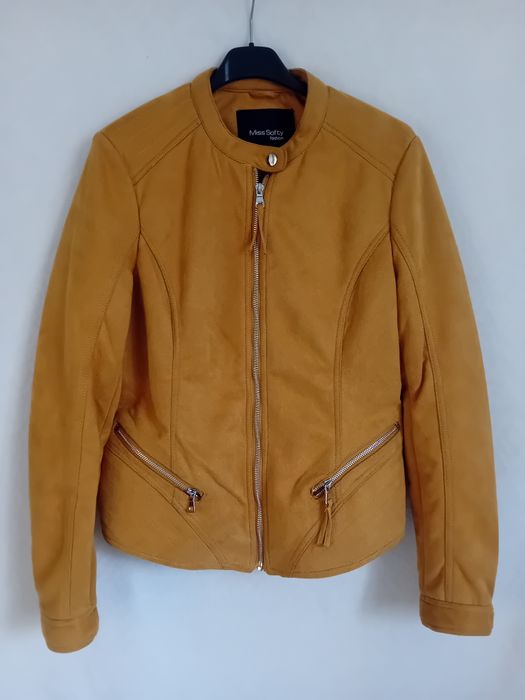 # Miss softy kurtka musztardowa ramoneska jak nowa