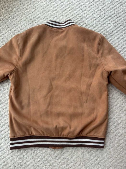Varsity/ Bomber Jacket (Tan/ Brown)