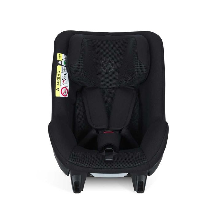 Fotel samochodowy Avionaut AEROFIX AirFlow BLACK do bazy obrotowej IQ