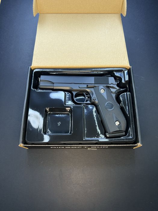 Іграшковий пістолет SW1911 V9 Black, 6 мм, пружинний