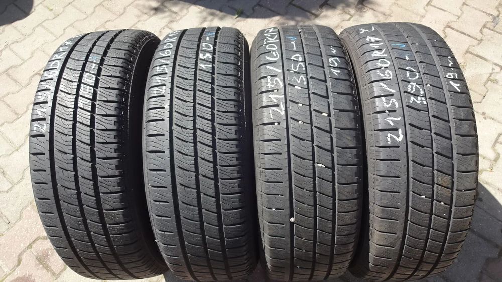 Opona letnia 4 szt. Goodyear EfficientGrip Cargo 2 215/60R17 (C) 109 T Stan bardzo dobry.