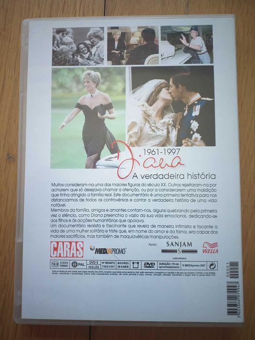 DVD "Diana - A Verdadeira História" novo