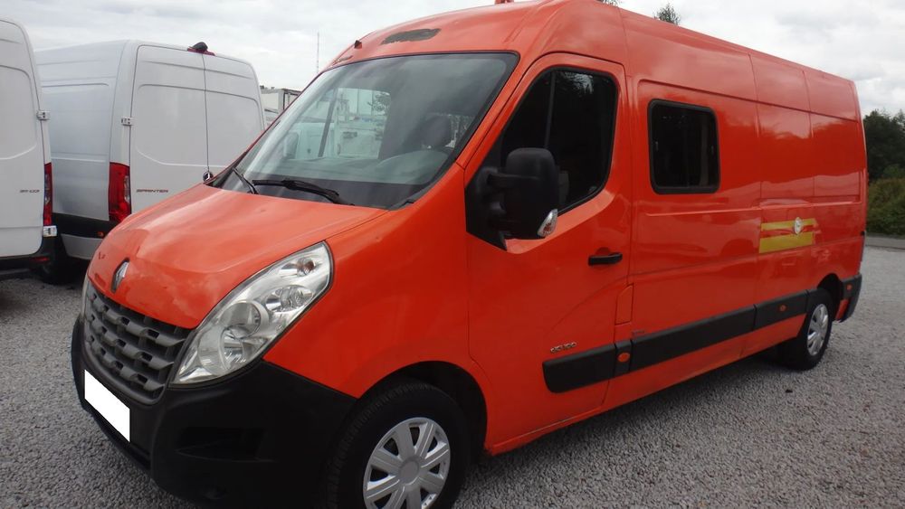 Renault Master  MASTER doka dubel kabina brygadówka klima L3H2 MAX 9-osób doka dubel