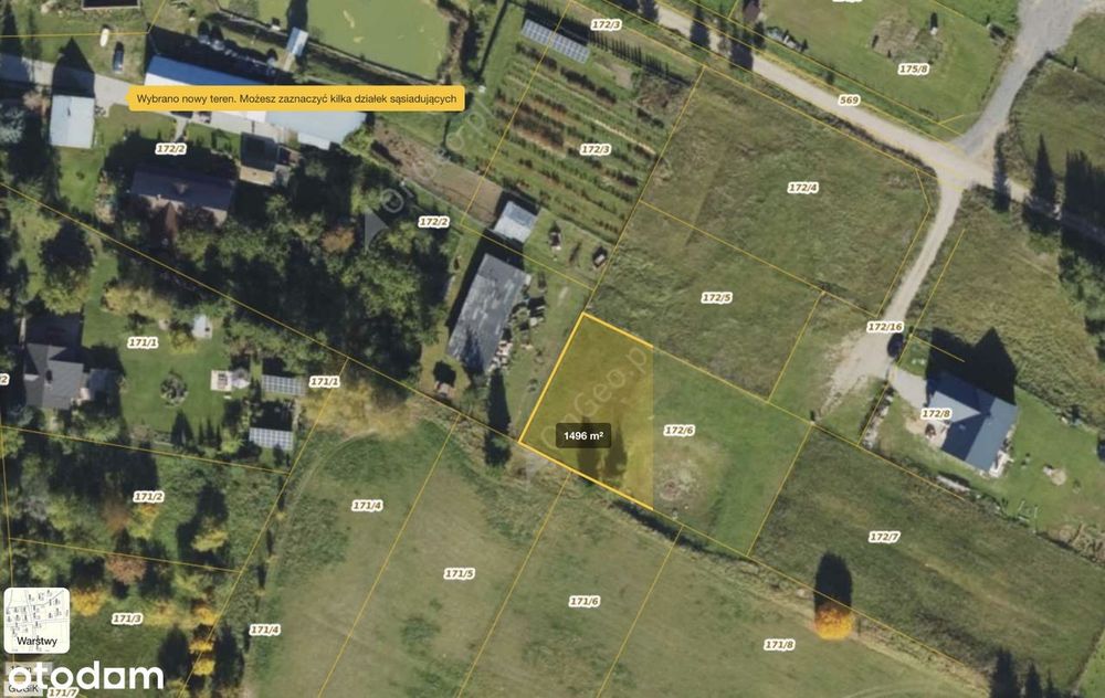Działka budowlana 1500 m² w relaksacyjnym miejscu 10 km od Suwałk.