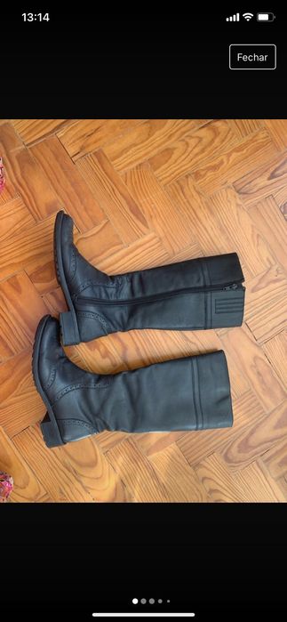 Botas pretas Foreva tamanho 36