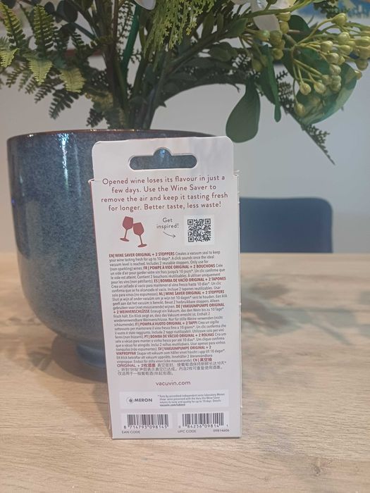 Bomba de Vácuo Vacu Vin Wine Saver Original + 2 Rolhas (Novo)
