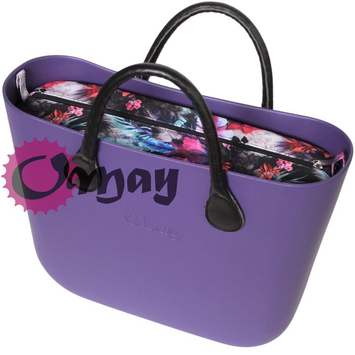 Grafitowy organizer do OBAG STANDARD ogród pióra 2 kieszenie VIP OMAY