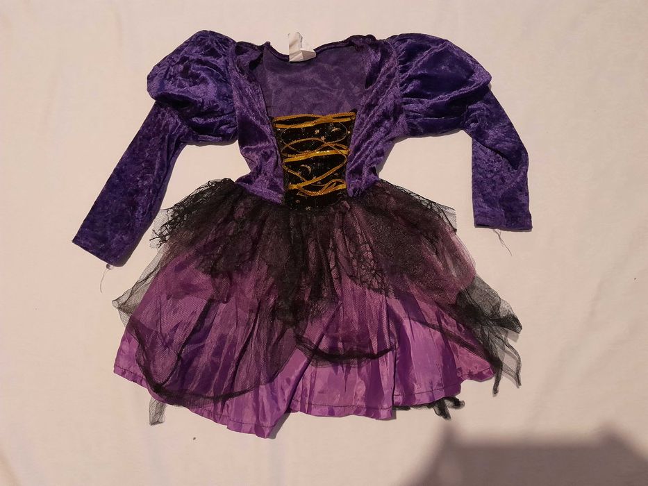 strój/ sukienka Halloween/ bal przebierańców/ karnawał 4-6 lat