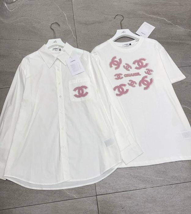 Koszula biała chanel klasyk