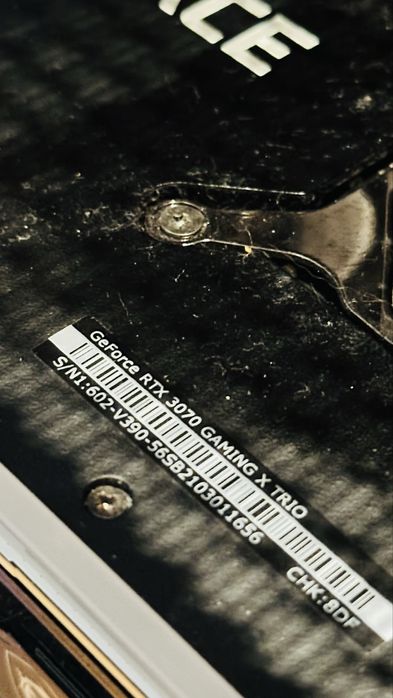 CPU i3 + MSI Geforce RTX 3070