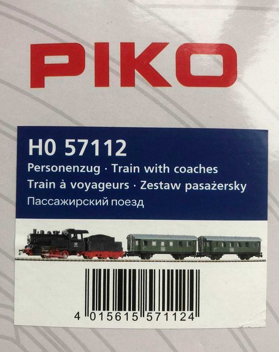 Стартовый набор детская железная дорога Piko 57112 масштаб H0 Новая