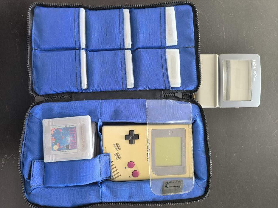 Nintendo Gameboy DMG-01 + Lightboy + Bolsa + Tetris, Super Mario Land e outros jogos