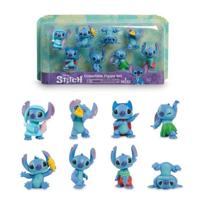 Pack de 8 Figuras Disney Stitch