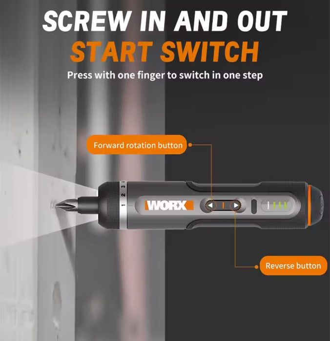 Worx  wkrętak elektryczny