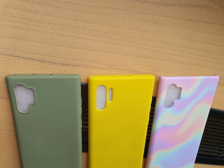 Чохол на Samsung Galaxy Note 10 Plus Яскравий Зелений Райдужний