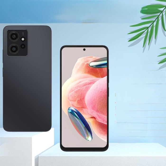 Ekran Xiaomi Redmi Note 12 4G LCD 6.67", czarny z ramką i narzędziami