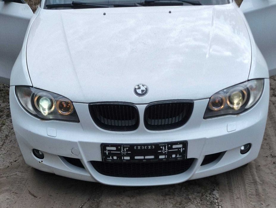 Maska błotnik zderzak przód BMW 1 E81 E87 alpineweiss 3 kod 300