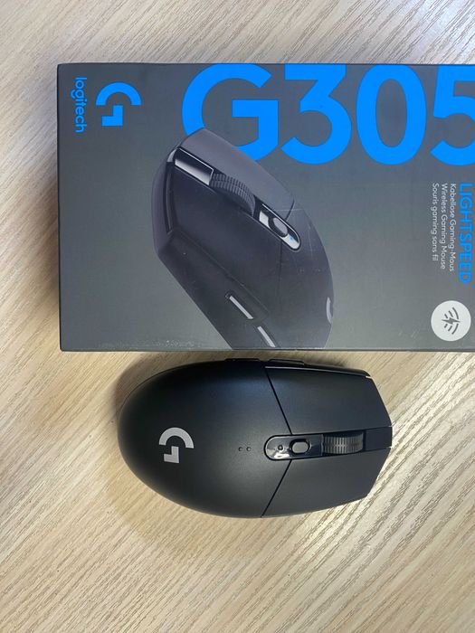 Бездротова ігрова мишка Logitech G305 Lightspeed Black | Стан як нова, Фул Комплект