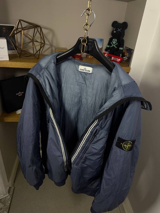 Stone island garment dyed crinkle reps ny  куртка вживана