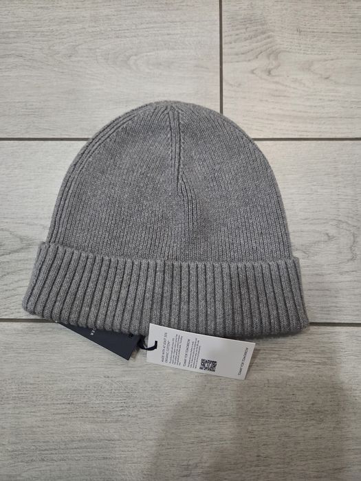 Czapka Tommy Hilfiger – szara, klasyczna