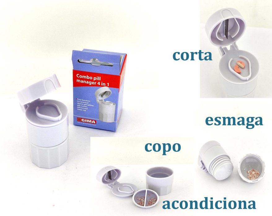 Caixa de Comprimidos Inteligente 4 em 1