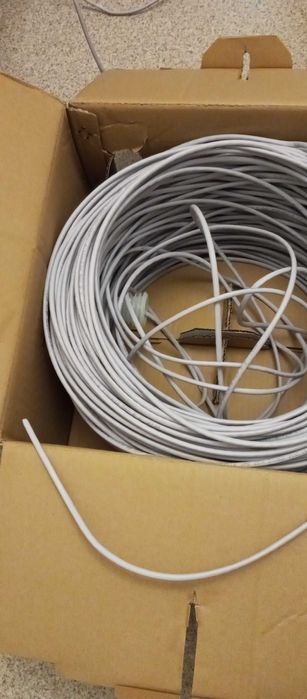 Кабель мережевий GEAR cat. 5e UTP-CCA-4Px2x0.5 в коробке 156м