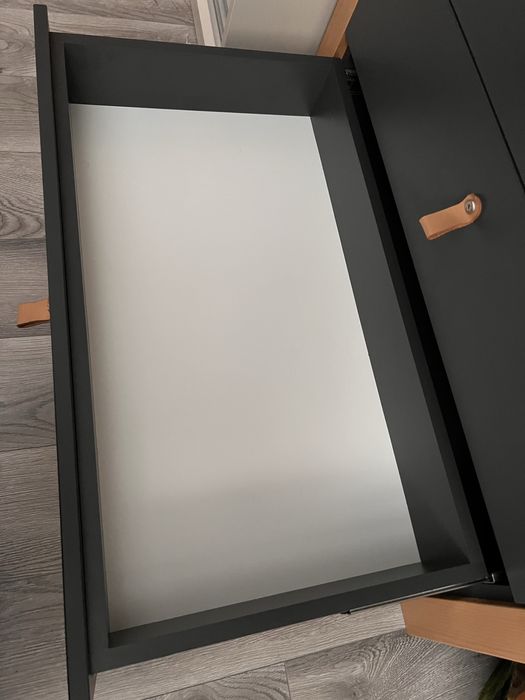 Пеленальний комод Veres Monaco (темно-сірий)