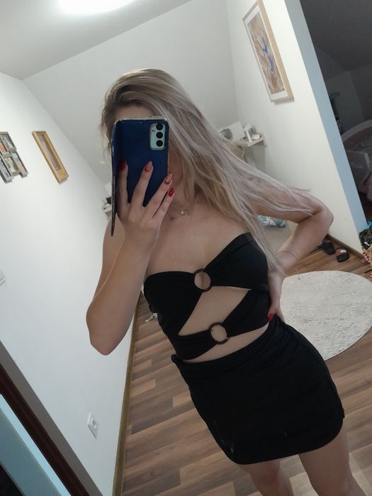 Sukienka hiszpanka wycięcia sexy letnia plażowa s m kobieca