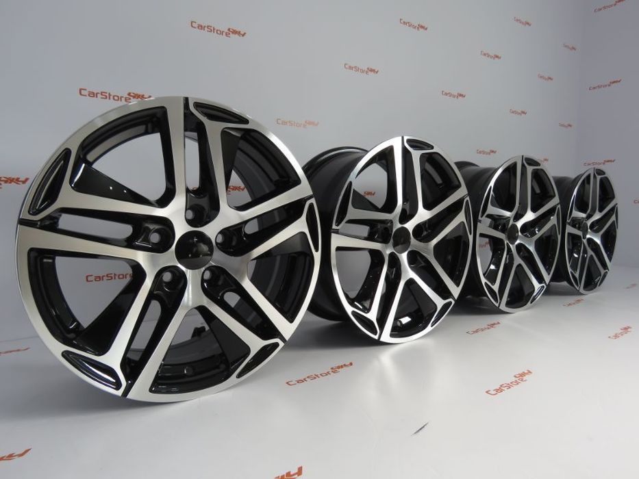 Jantes Look Peugeot 16 x 7 et 35 5x108 Black
