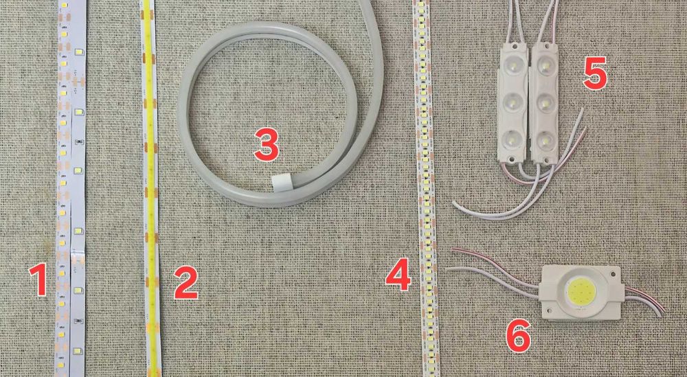 Світлодіодна стрічка та неонова USB 5V/12V