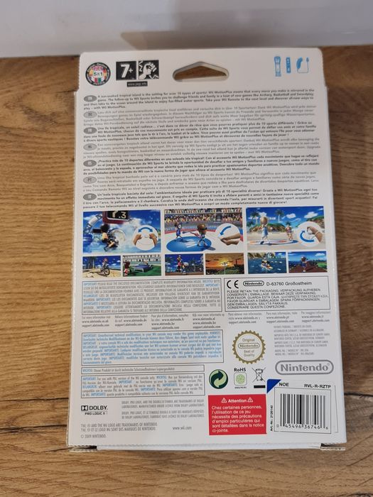 Wii sports Resort gra plus kontroler Oryginalny zestaw