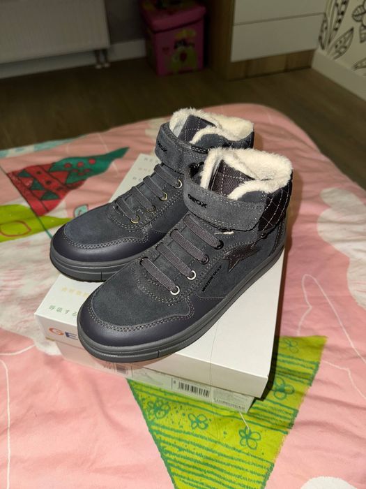 Дитяче взуття утеплені черевики GEOX Waterproof | Оригінал