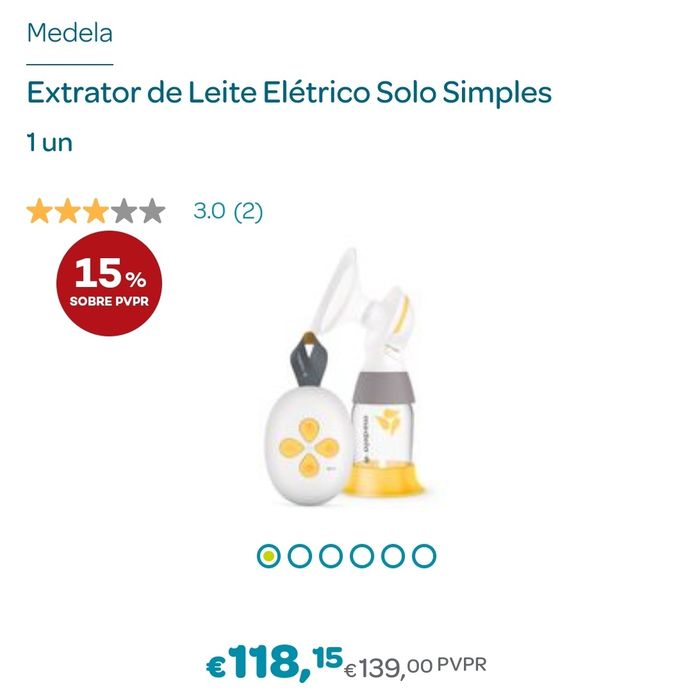 Vendo Bomba Extratora de Leite Da Medela como novo
